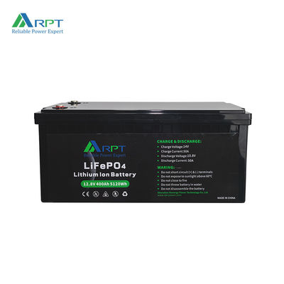 Хорошая цена. 12.8V 400Ah LiFePO4 Замена свинцовой кислоты 8000 циклов Литиевая батарея для кемпера онлайн