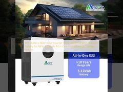 RPT-батарея 6KW солнечный инвертор 51.2V 100AH LiFePO4 литийный аккумулятор для 6KW 5.12KWh Все в одном домашнем энергохранилище